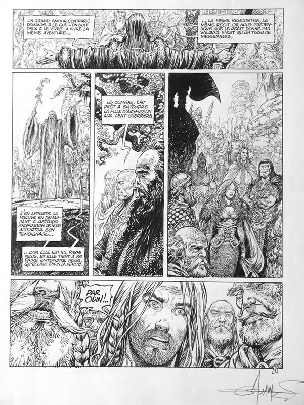 Mohamed Aouamri, Jean Dufaux, Saga Valta - Tome 3 - Planche 19 - Planche originale