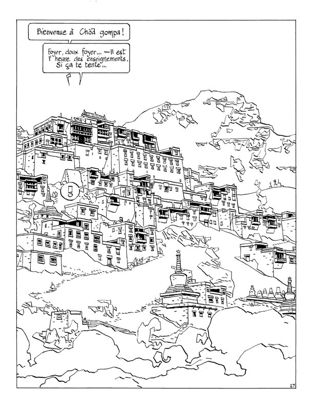 Le Bouddha d’Azur by Cosey - Comic Strip
