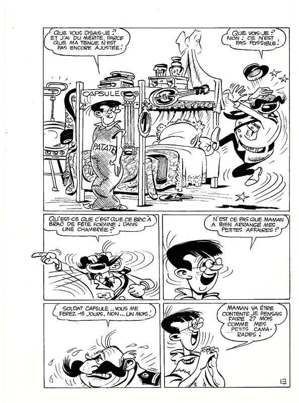 Marcel Radenen, Capsule, épisode indéterminé - Probable publication dans Cap.7, SFPI. - Comic Strip