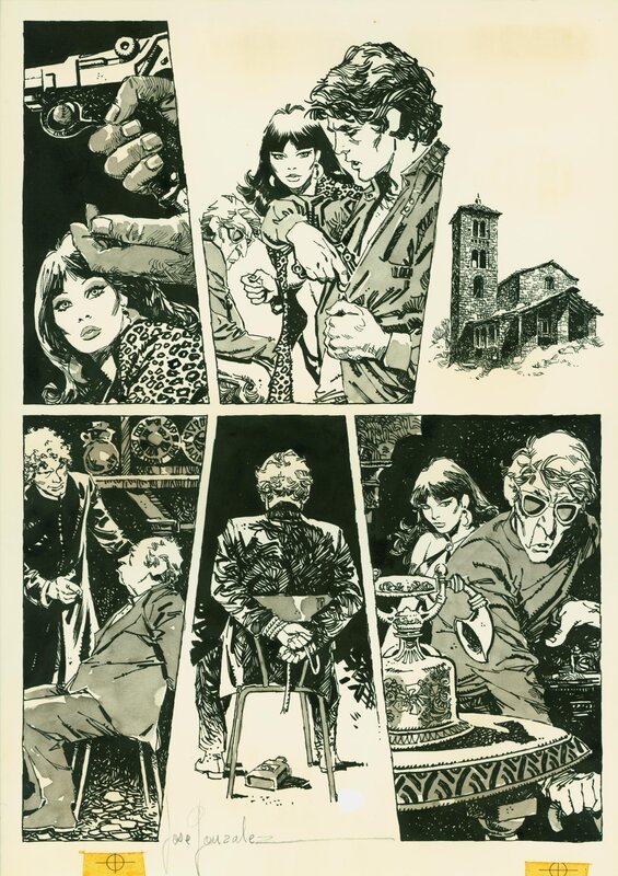 José González, Vampirella: Wrathmore Curse page 6 - Planche originale