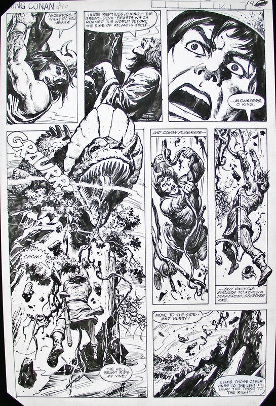 King Conan 10 par Ernie Chan - Planche originale