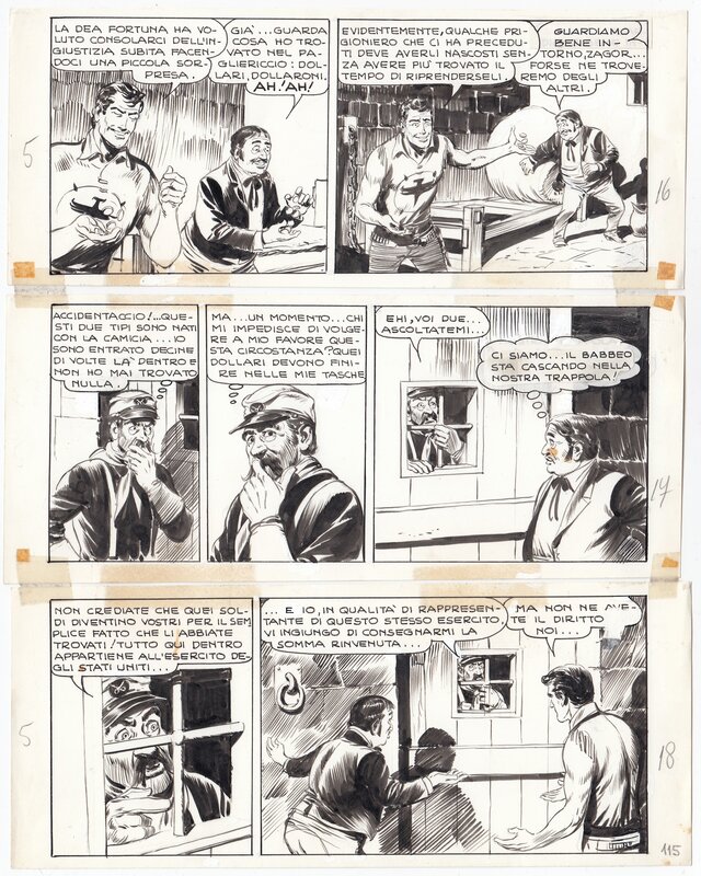 Fergal, Guido Nolitta, ZAGOR nº 1 - page 115 - Planche originale