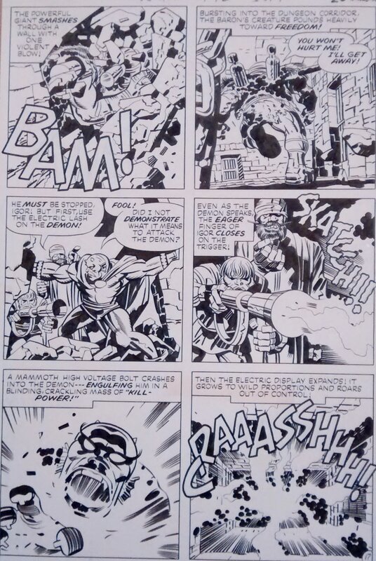 Jack Kirby - Demon - Original art