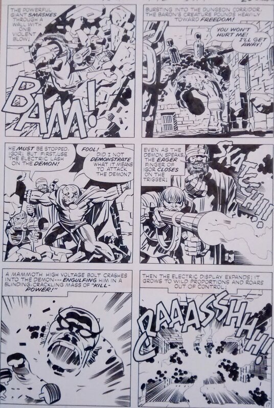 Jack Kirby - Demon - Œuvre originale