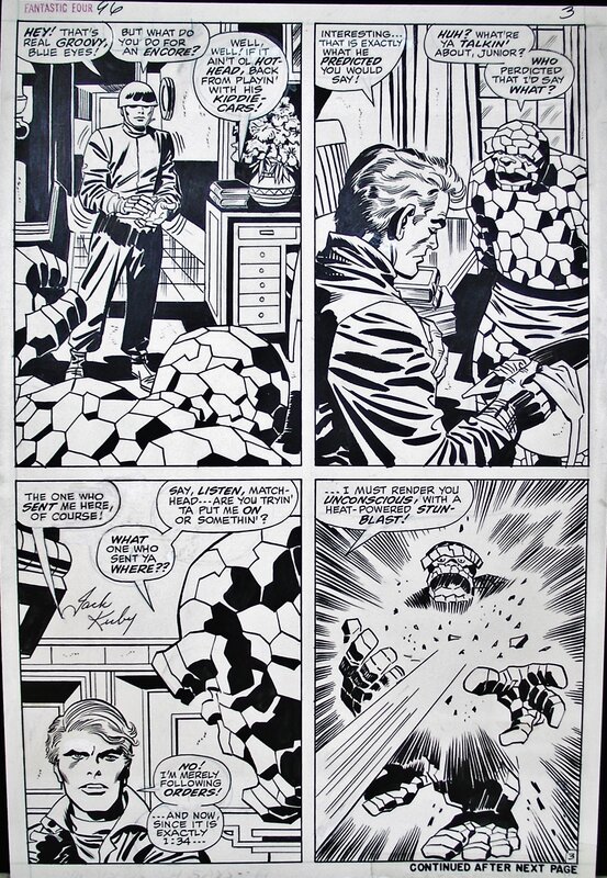 Jack Kirby, Frank Giacoia, Fantastic Four 96 Page 3 - Comic Strip