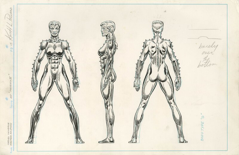 Keith Pollard, Joe Rubinstein, Ohotmu Master Edition #24 : Phoenix III - Illustration originale