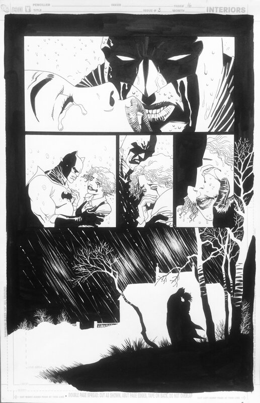 Eduardo Risso, Brian Azzarello, Batman: Knight of Vengeance (Flashpoint) #3 Pg.16 - Planche originale