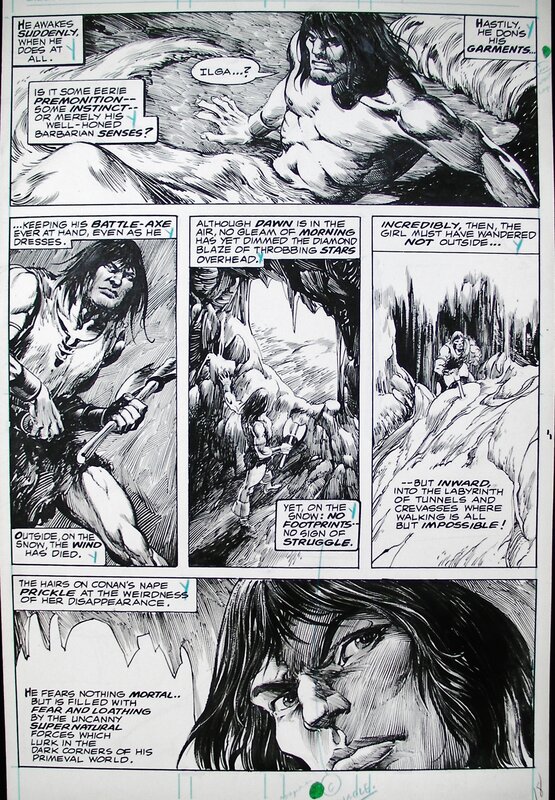Carmine Infantino, Alfredo Alcalá, Savage Sword of CONAN Infantino/Alcala - Comic Strip