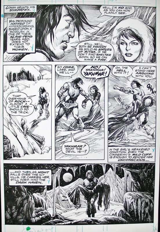 Carmine Infantino, Alfredo Alcalá, Savage Sword of CONAN Infantino/Alcala - Comic Strip