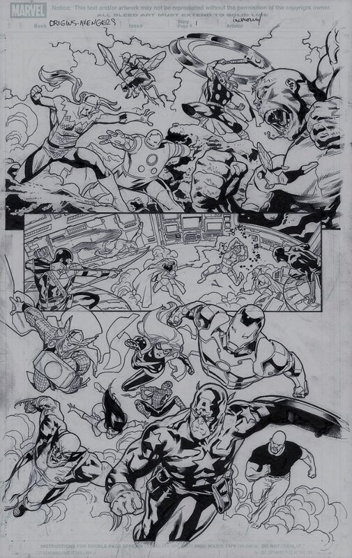 Stuart Immonen - Origin Avengers - Œuvre originale