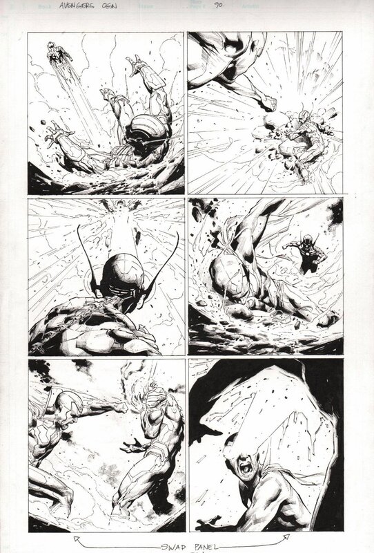 Jérome Opeña, Avengers :Rage of ultron p.90 - Planche originale