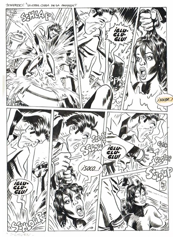 Jordi Bernet, Enrique Abuli, Torpedo: La otra cara de la monada, page 5 - Œuvre originale