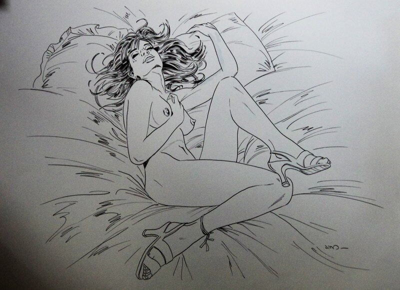 Jim, Une nuit à Rome : Marie - Illustration originale