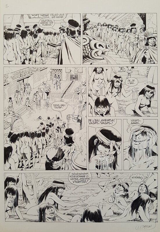 Jean-Yves Mitton, Quetzalcoatl tome 2 planche 24 - Comic Strip