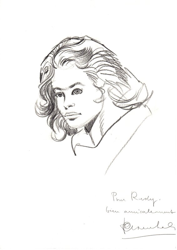 François Craenhals - Dédicace - Sketch