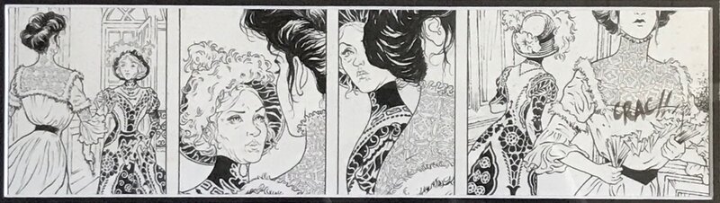 Claude Pelet, Laurent Vicomte, Sasmira - tome 2 La fausse note - Planche originale