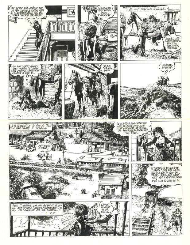 Franz :  Hannah tome 2 planche 9 Franz - Planche originale