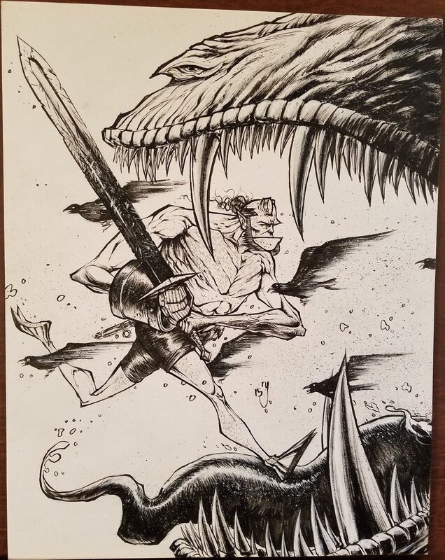 Hellboy by RY - Original Illustration