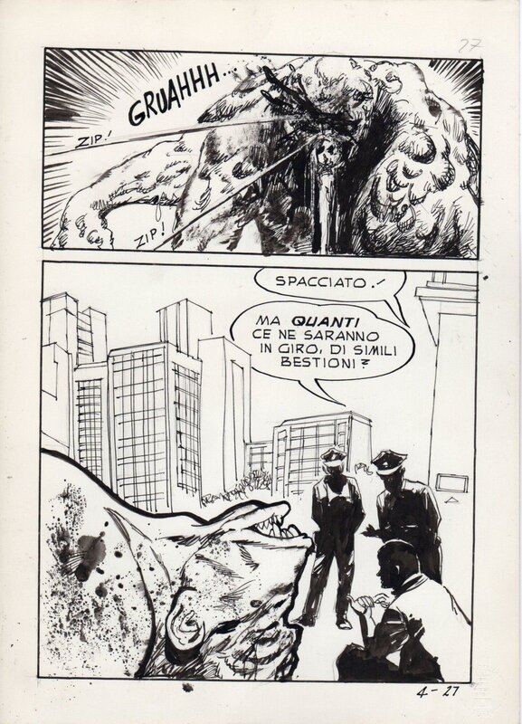 Terror blu 4 p27 by Esteban Maroto - Comic Strip