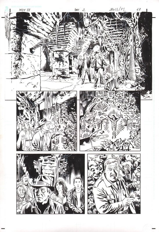 Luke Ross, Indiana Jones: The Kingdom of the Crystal Skull - Comic Strip