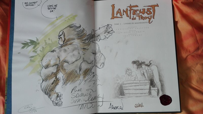 Lanfeust de Troy by Didier Tarquin - Sketch