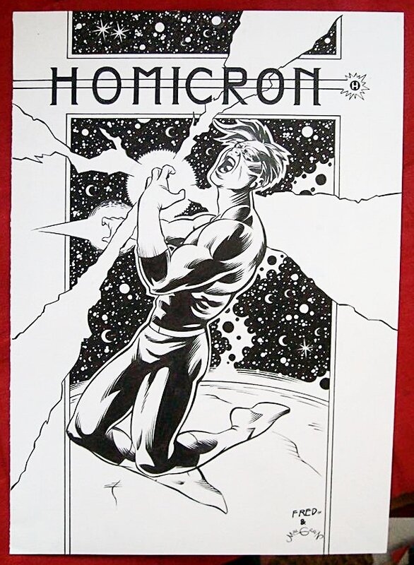 Homicron by Chris Malgrain, Fred Grivaud - Original Illustration