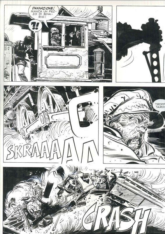 Colin Wilson, Claudio Nizzi, Tex Willer L´ ultimo ribelle page - Planche originale