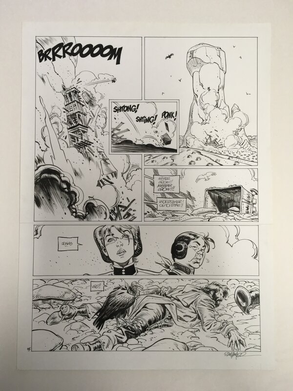 Undertaker T2 par Ralph Meyer - Planche originale