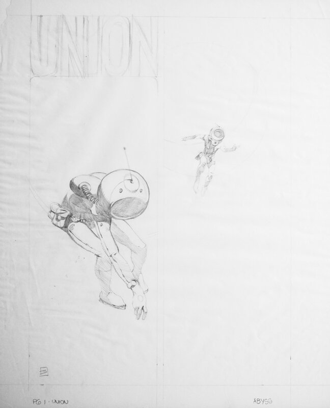 Abyss Union opening prelim page 1 prelim par Jeffrey Jones - Original art