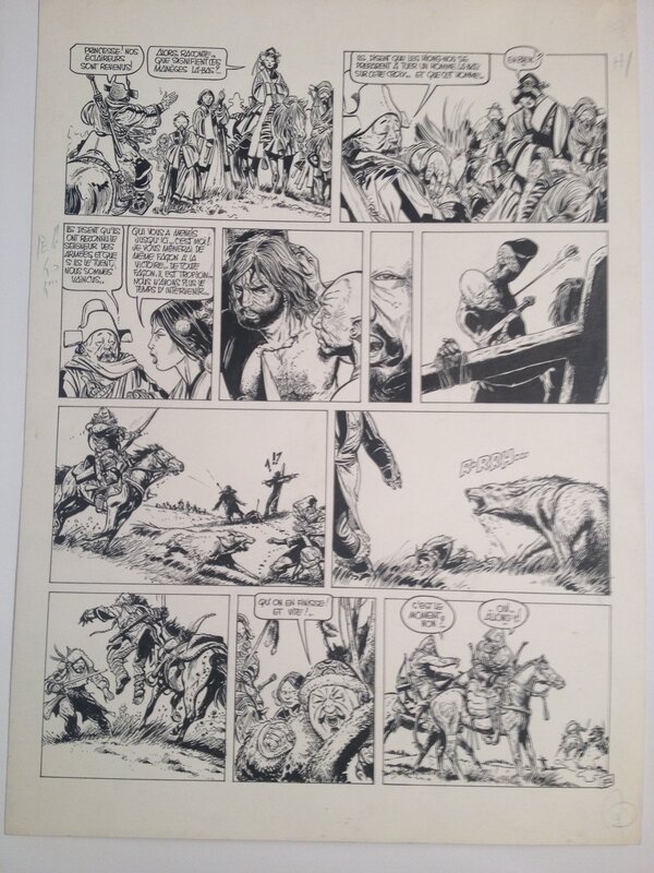 Franz, page 32  Jugurtha,La grande muraille - Comic Strip