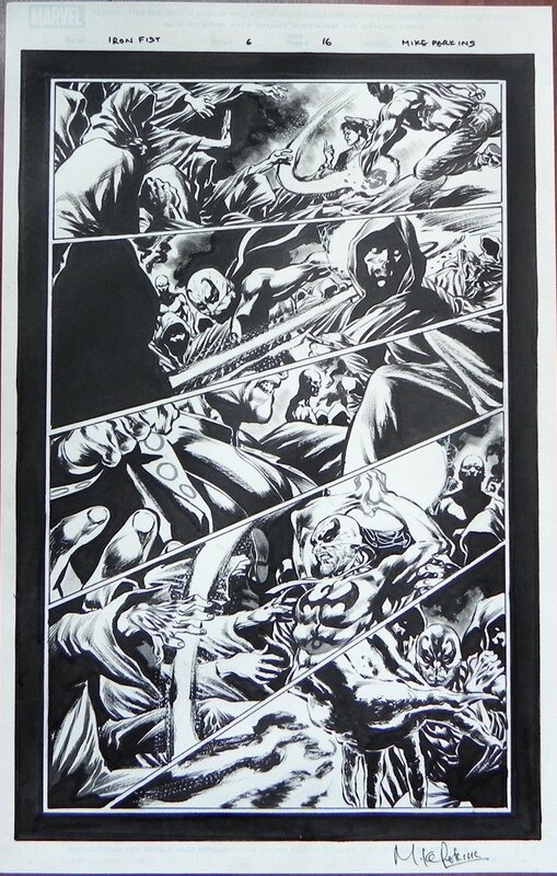 Iron Fist #6  p.16 by Mike Perkins - Comic Strip