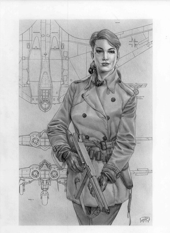Line Valmont by Jean-Christophe Thibert - Original Illustration