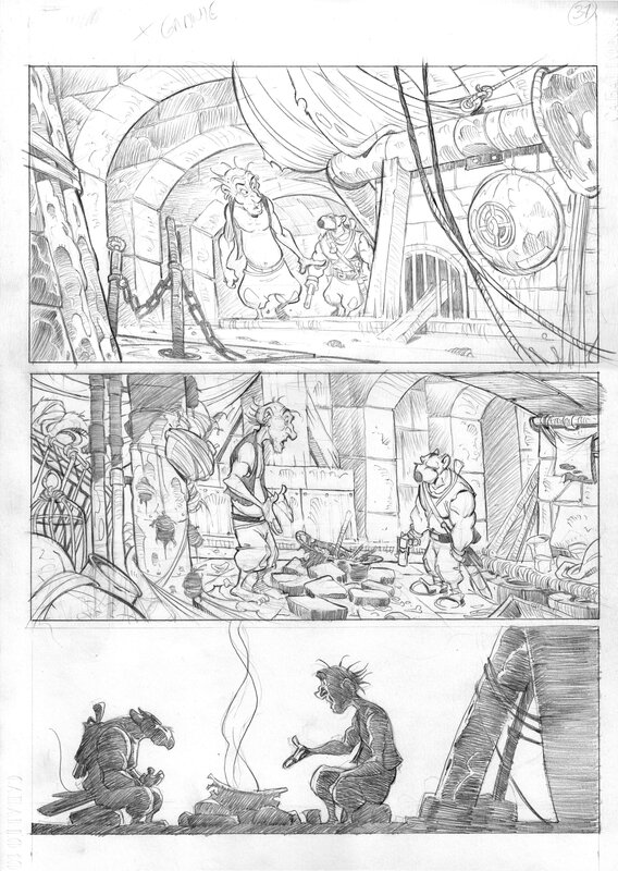 Oscar Martin, Solo, Mundo Canibal, pag. 44 - Planche originale