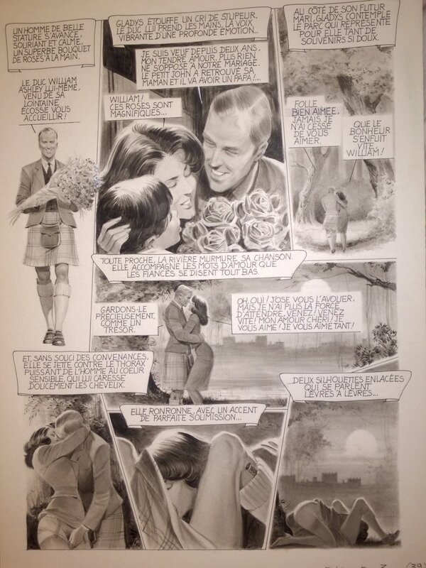 Jean Sidobre, Georges Lévis, Francis Leroi, Les perles de l'amour_planche 39 - Comic Strip