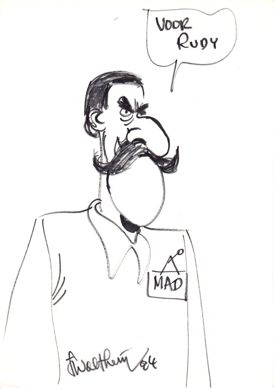 Sergio Aragonès by Walthéry (Dédicace) - Sketch
