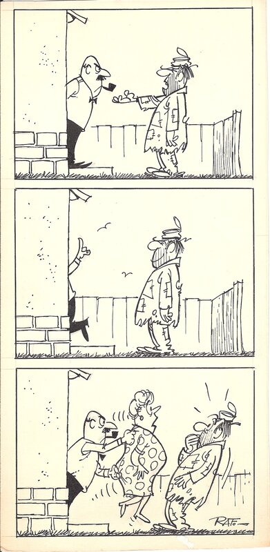 Beggar par Raf - Planche originale