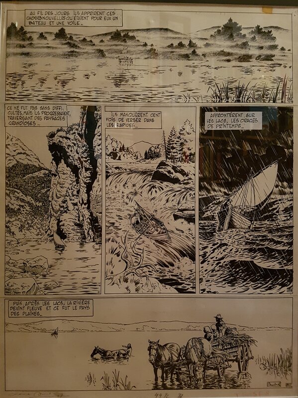 Claude Auclair, Simon du fleuve; les esclaves - Comic Strip