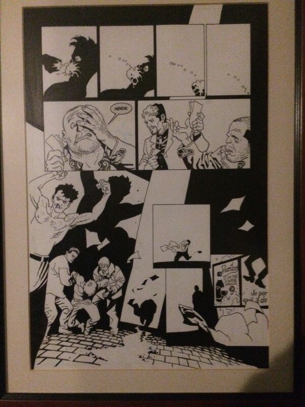 100 Bullets page par Eduardo Risso - Planche originale