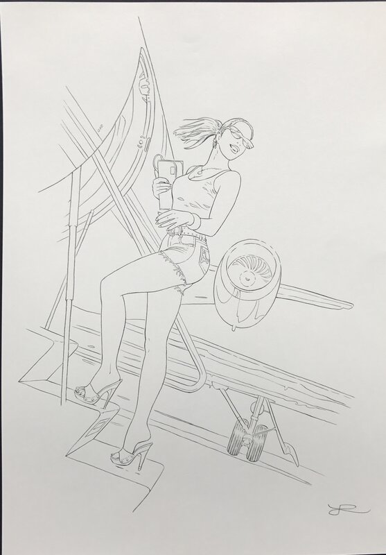 Helena by Lounis Chabane - Original Illustration