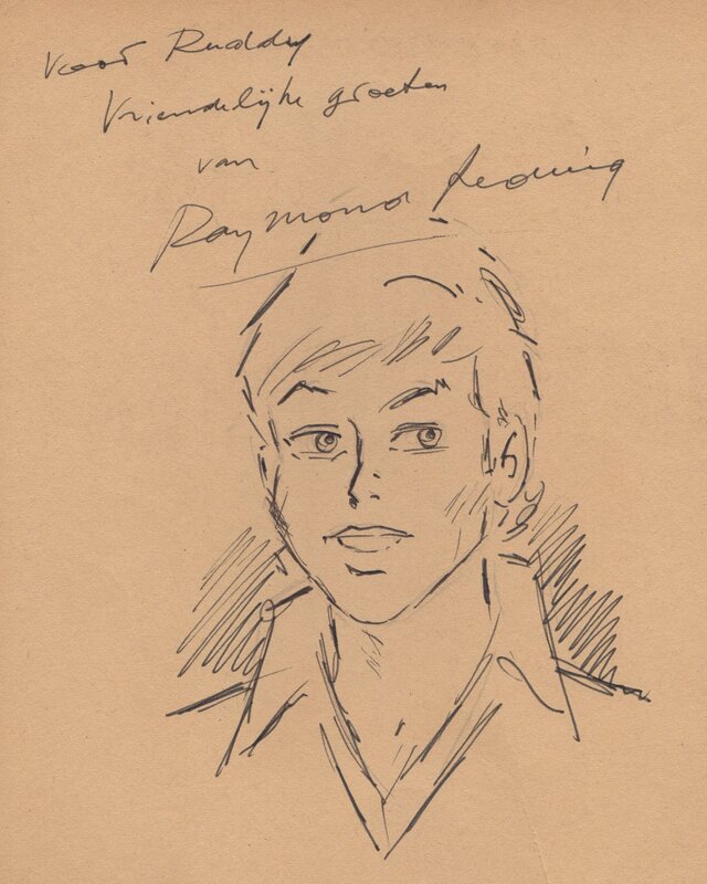 Raymond Reding -  Dédicace - Sketch
