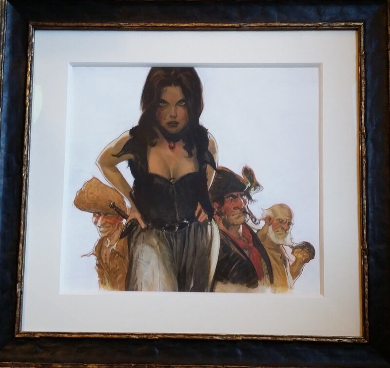 Mathieu Lauffray, Couverture Long John Silver - Original Cover