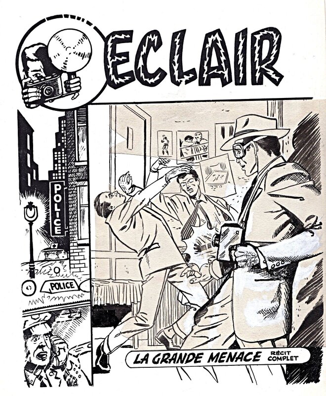 Francisco Hidalgo, Couverture du numéro 2 du magazine Eclair (Artima) - Original Cover