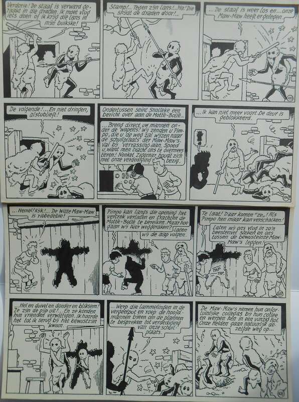 Bob De Moor, Oncle Zigomar, Stefan et Johan - Comic Strip