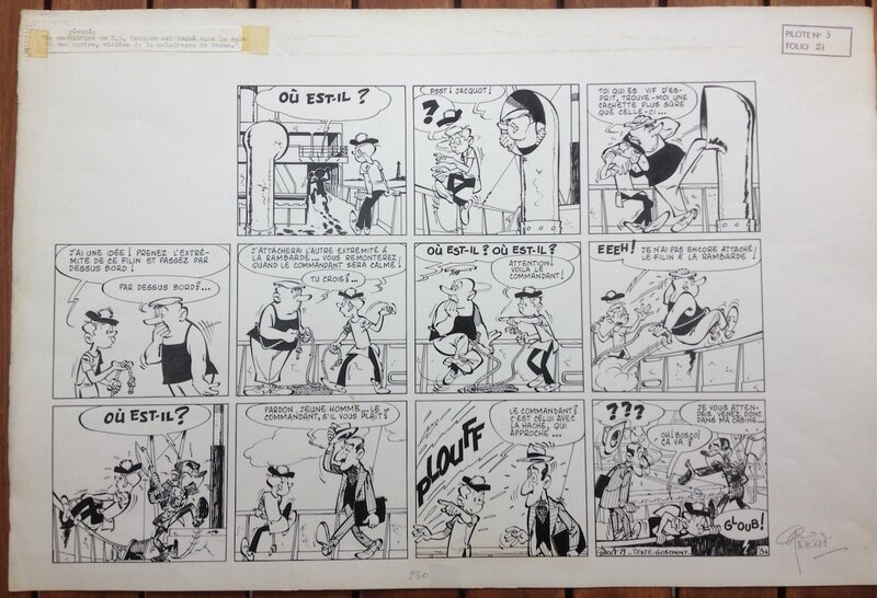JACQUOT LE MOUSSE by Christian Godard, René Goscinny - Comic Strip