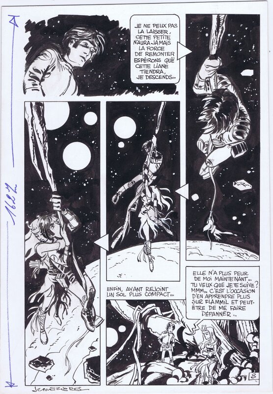 Jean-Claude Mézières, Valerian Par les Chemins de l'Espace page - Comic Strip