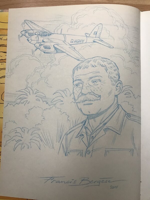 Biggles by Francis Bergèse - Sketch