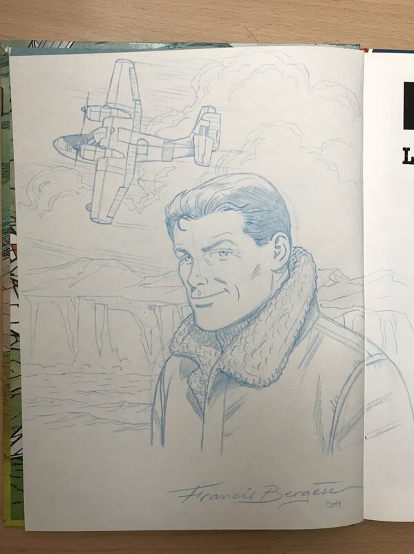 Biggles by Francis Bergèse - Sketch