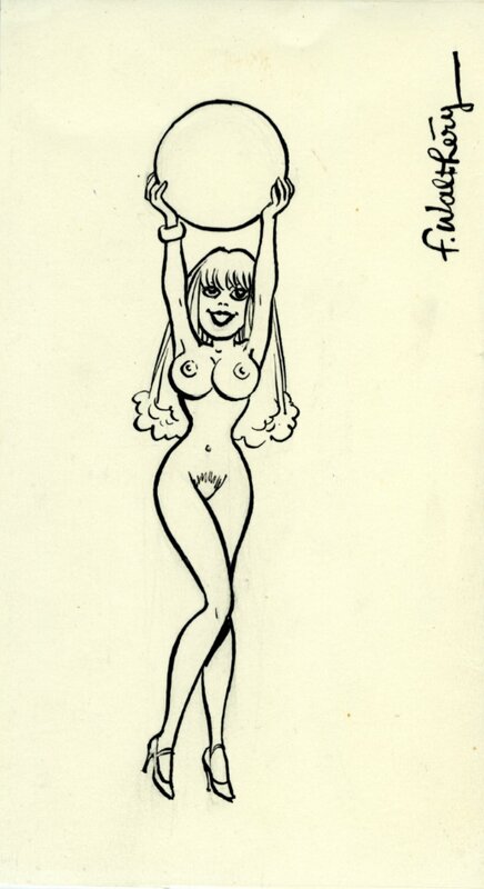 Pin-Up by François Walthéry - Comic Strip