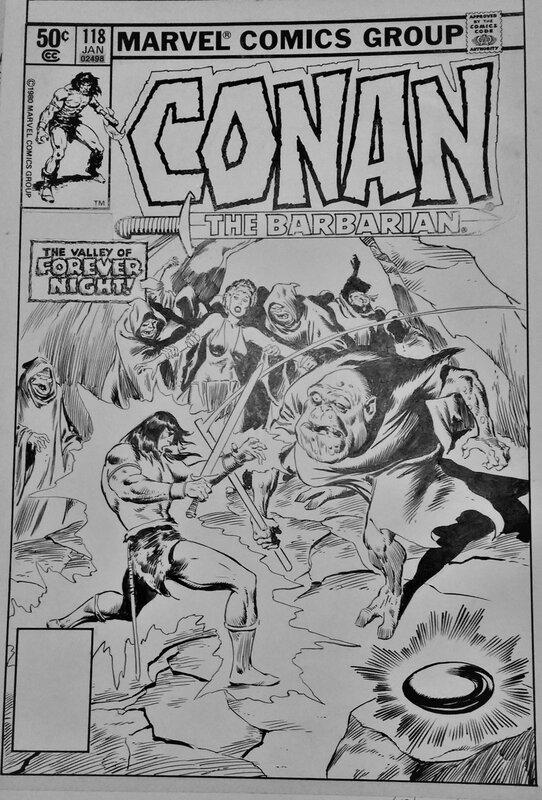 Buscema John - Conan the Barbarian Cover - Couverture originale