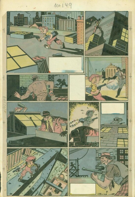 Jesús Blasco, Cuto: El Pequeño Policia. page 7. Chicos #149 - Comic Strip